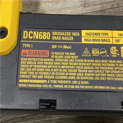 AS-IS DEWALT 20V MAX XR Lithium-Ion Electric Cordless 18-Gauge Brad Nailer (Tool Only)