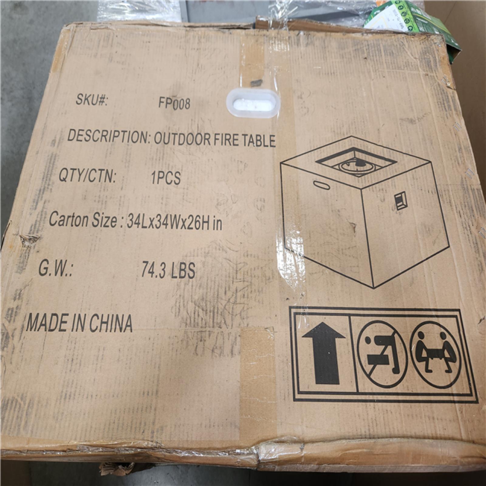 Phoenix AS-IS Outdoor Fire Table 32 5000 BTU