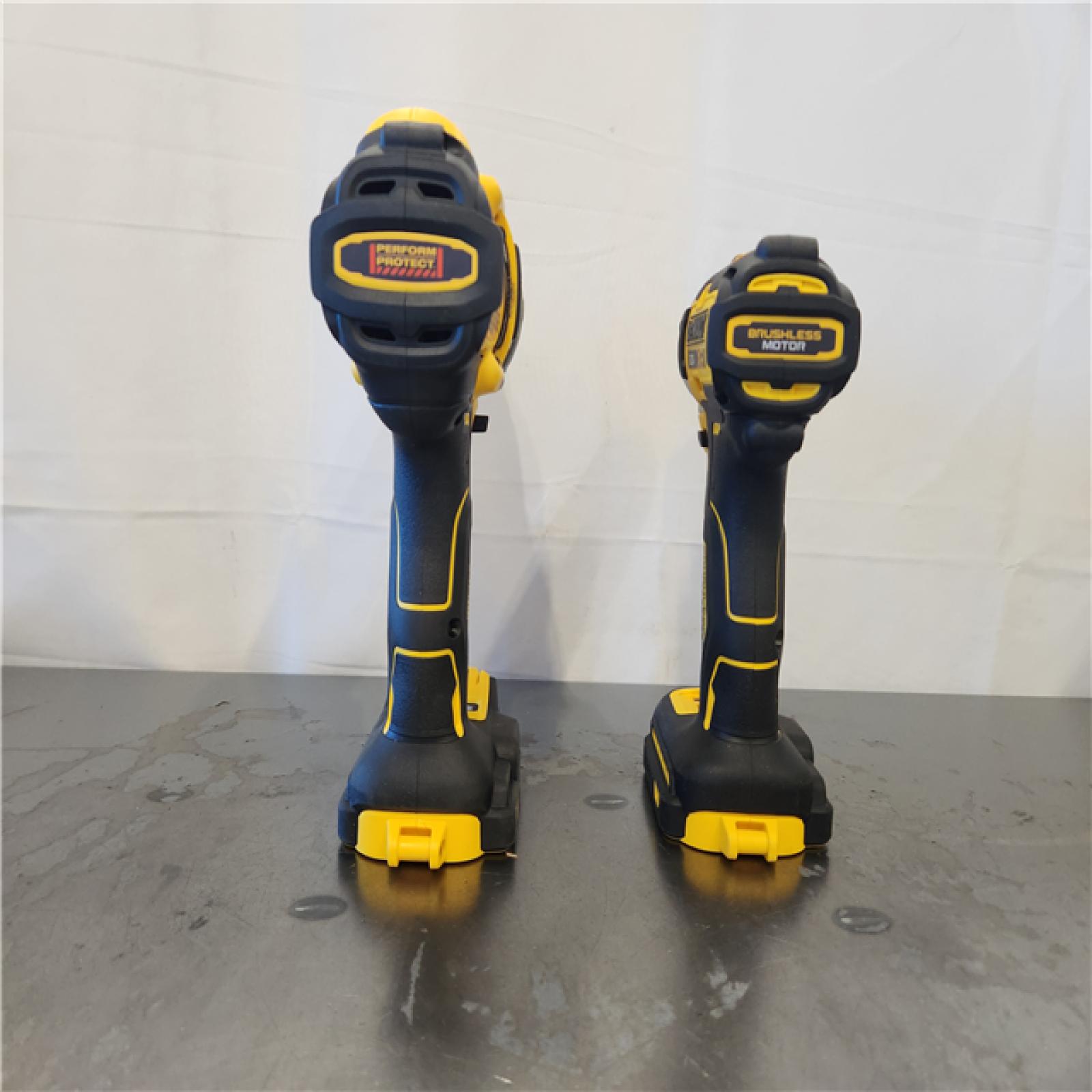 AS-IS- DEWALT 20V MAX XR 2-Tool Combo Kit with POWERPACK - DCK2101QQ2