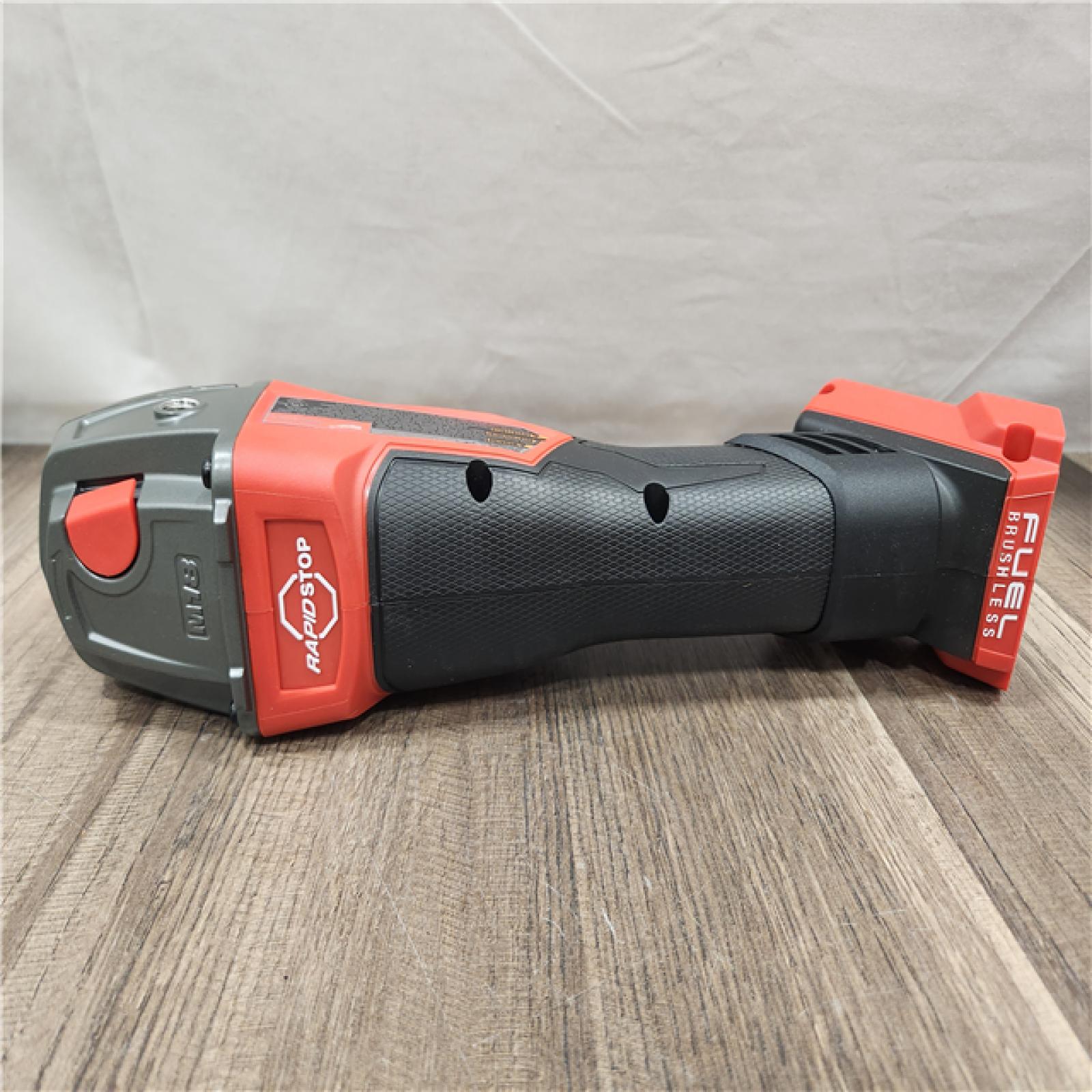 AS-IS- Milwaukee FUEL 18-Volt Lithium-Ion Brushless Cordless 4-1/2 in./5 in. Grinder W/Paddle Switch (Tool-Only)