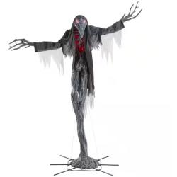 DALLAS LOCATION - Home Accents Holiday 15 ft. Grave & Bones Giant-Sized Animated LED Gally-Crow
