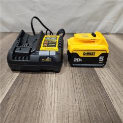 AS-IS DEWALT 20-Volt Maximum XR 5.0 Ah Battery Pack and Charger