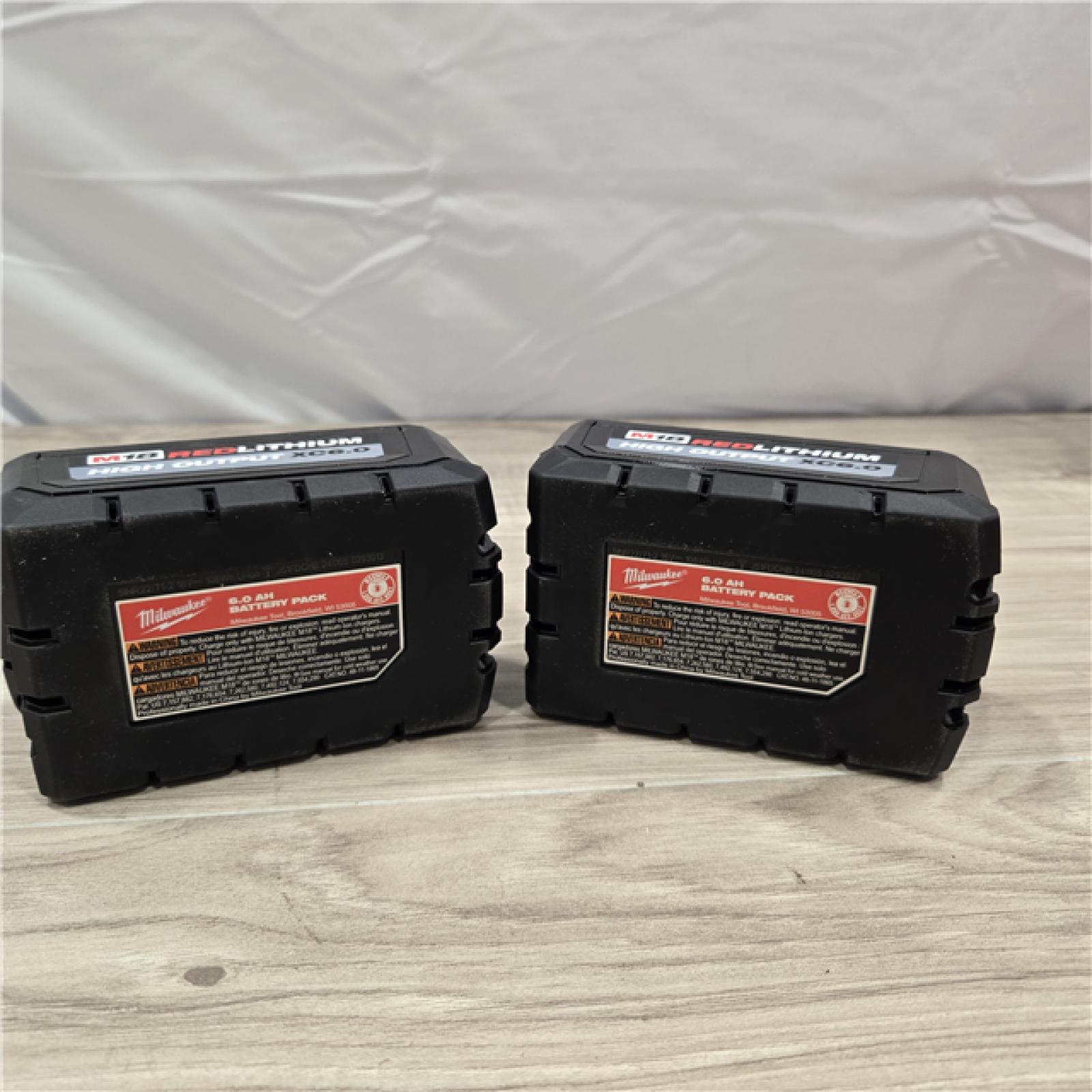 LIKE NEW! - Milwaukee 18-Volt High Output Starter Kit with Two 6.0 Ah Battery and Charger
