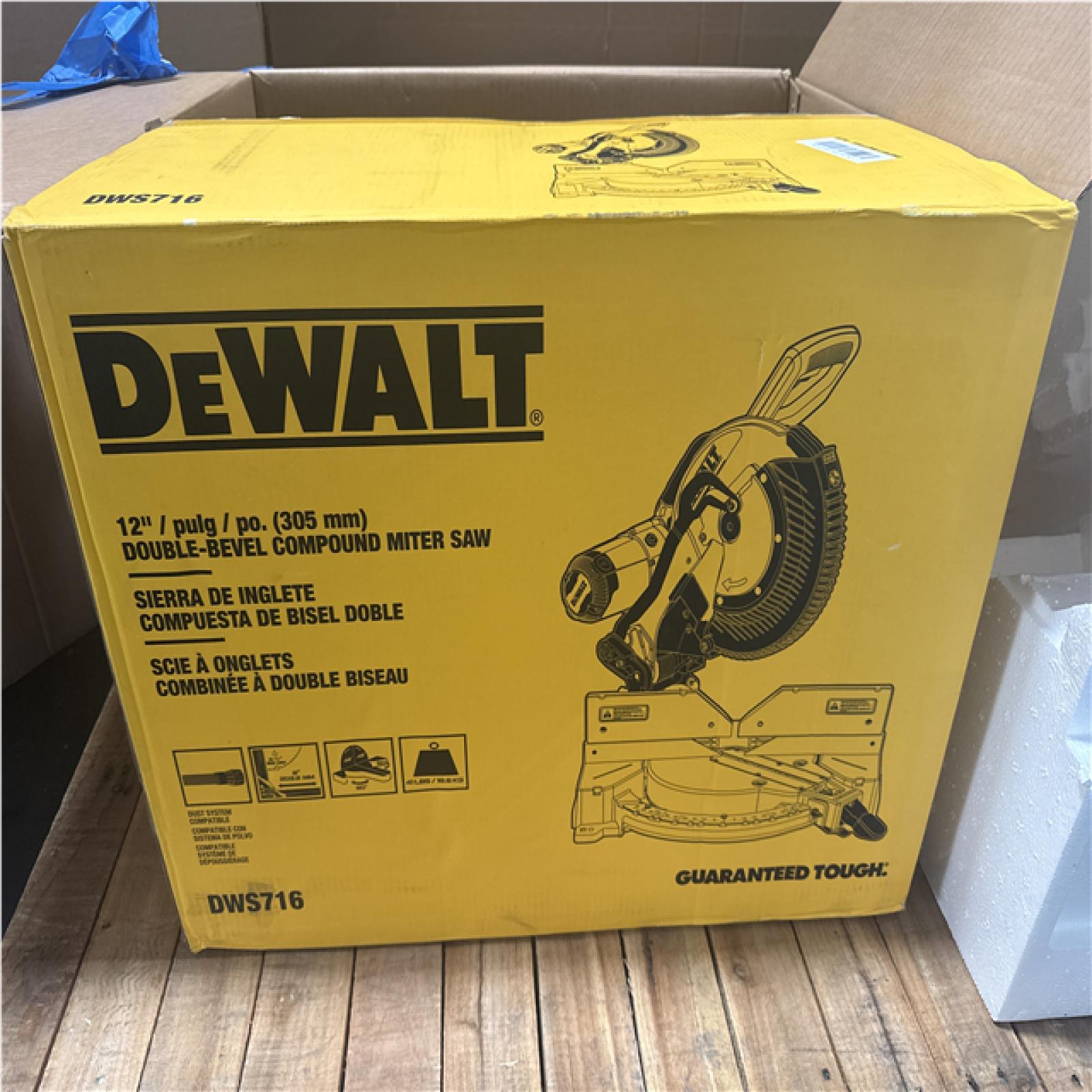 CALIFORNIA AS IS DEWALT 12” MITER SAW