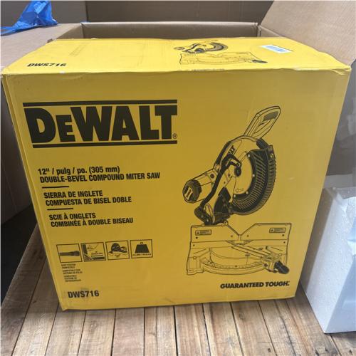 CALIFORNIA AS IS DEWALT 12” MITER SAW
