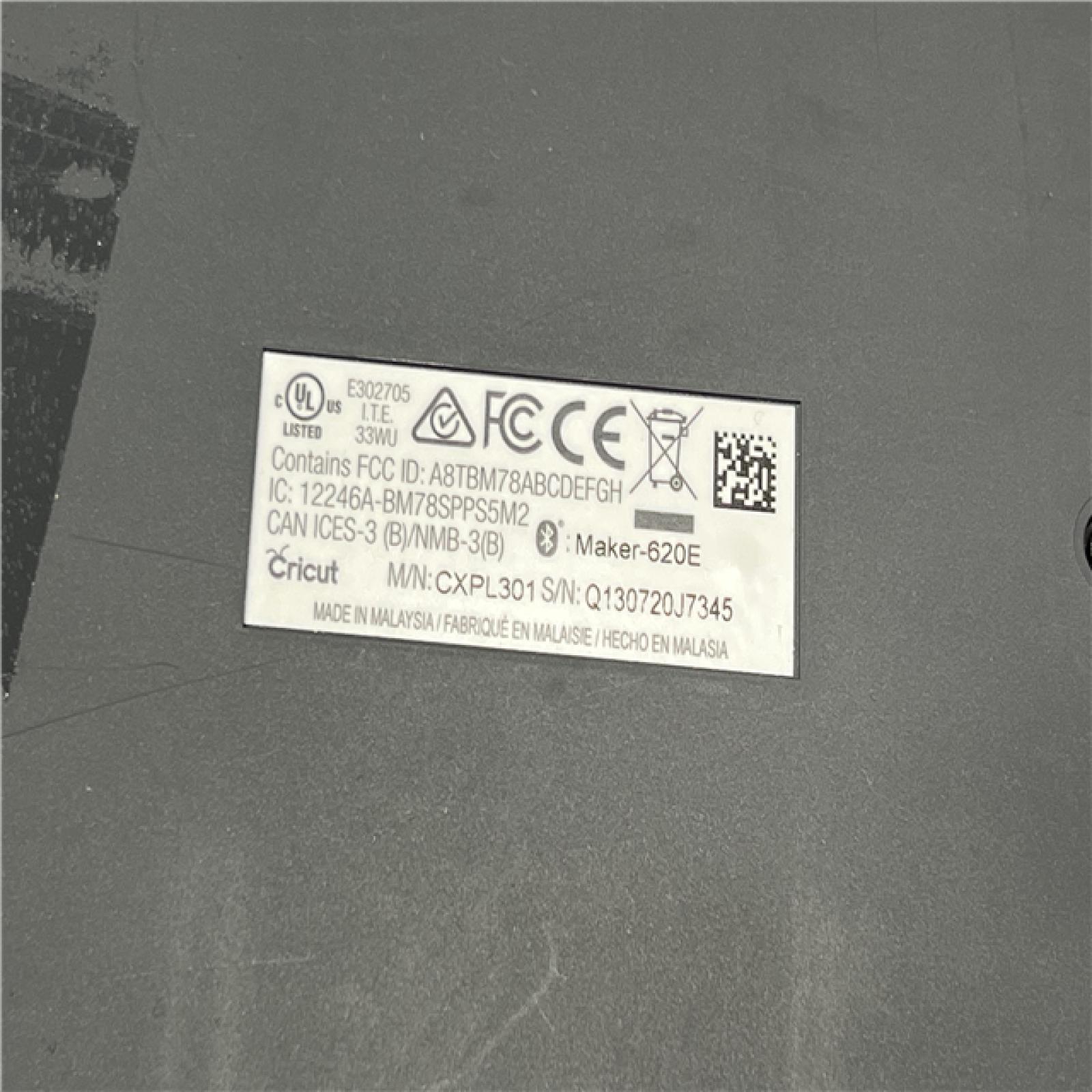 AS-IS Cricut Maker - MAKER-620E -Champagne