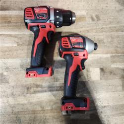 HOUSTON LOCATION - AS-IS Milwaukee M18 Brushed Cordless (2-Tool) Drill/Driver and Impact Driver Kit