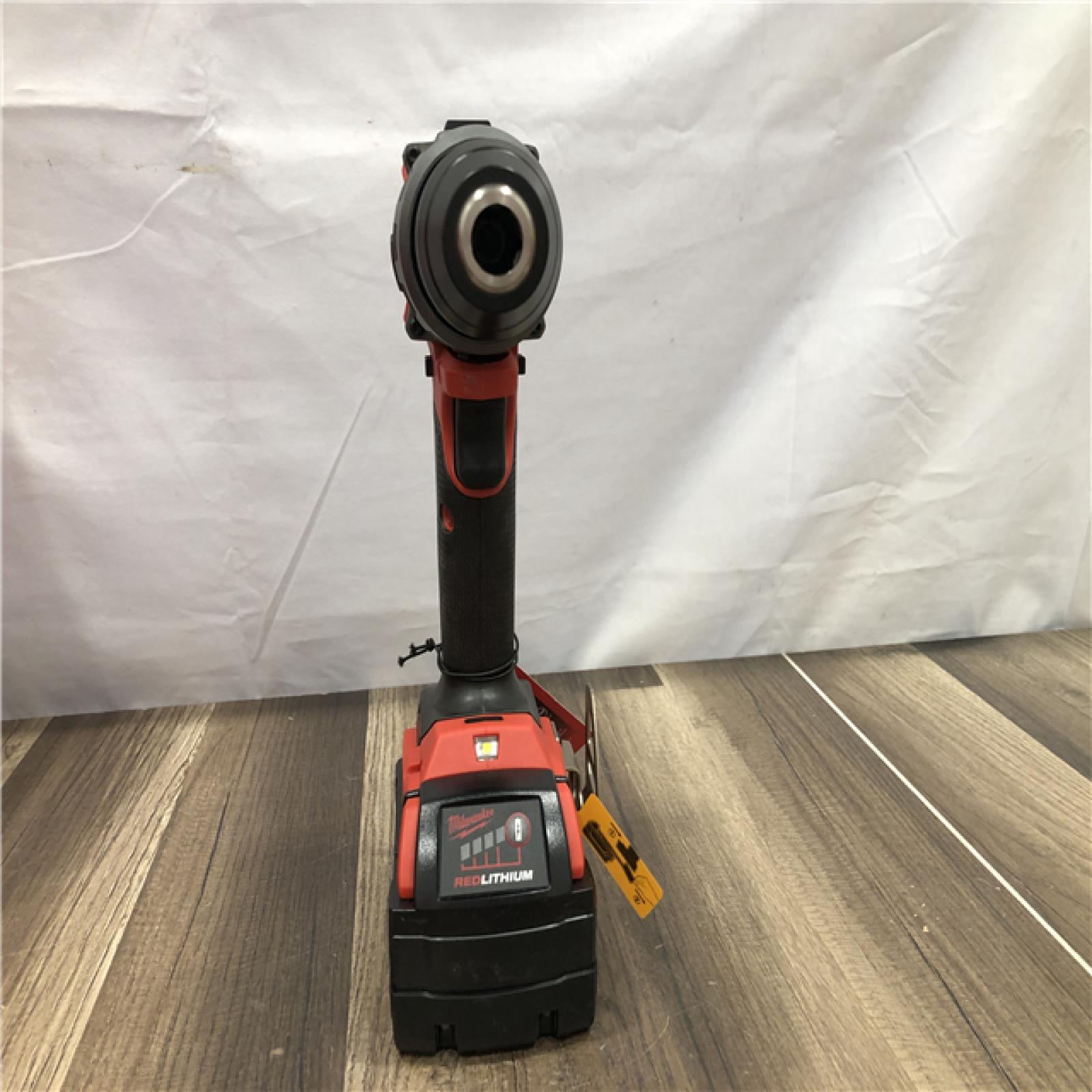 AS-IS Milwaukee FUEL 18V Lithium-Ion Brushless Cordless 1/2 in. Drill/Driver Kit