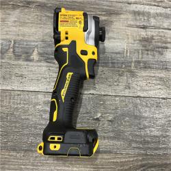 AS-IS DEWALT ATOMIC 20V MAX Lithium-Ion Cordless 1/4 in. Brushless Impact Driver Kit