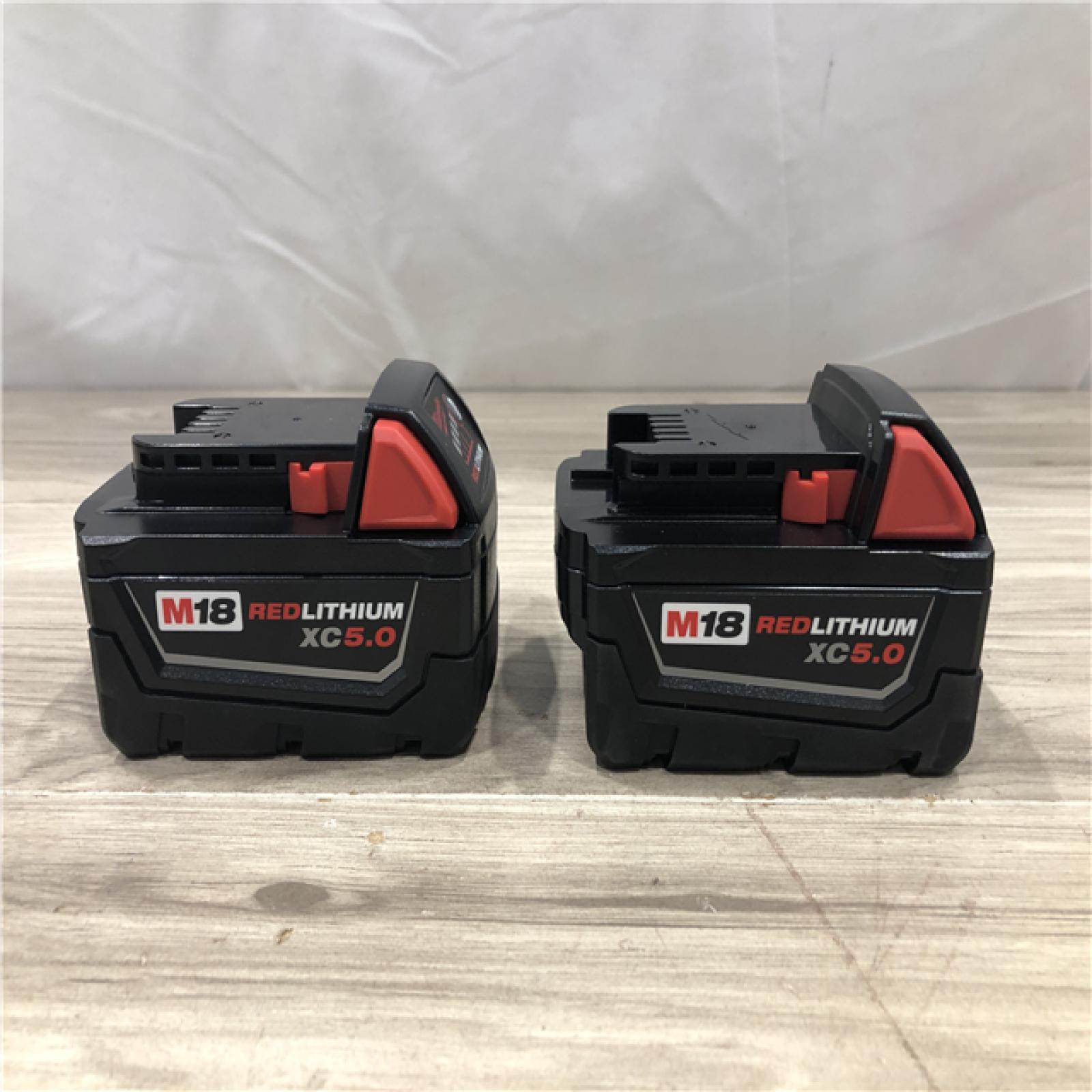 AS-IS Milwaukee 18-Volt Lithium-Ion XC Starter Kit