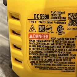 AS-IS DEWALT 20-Volt MAX 7-1/4 in. Cordless Circular Saw (Tool Only)