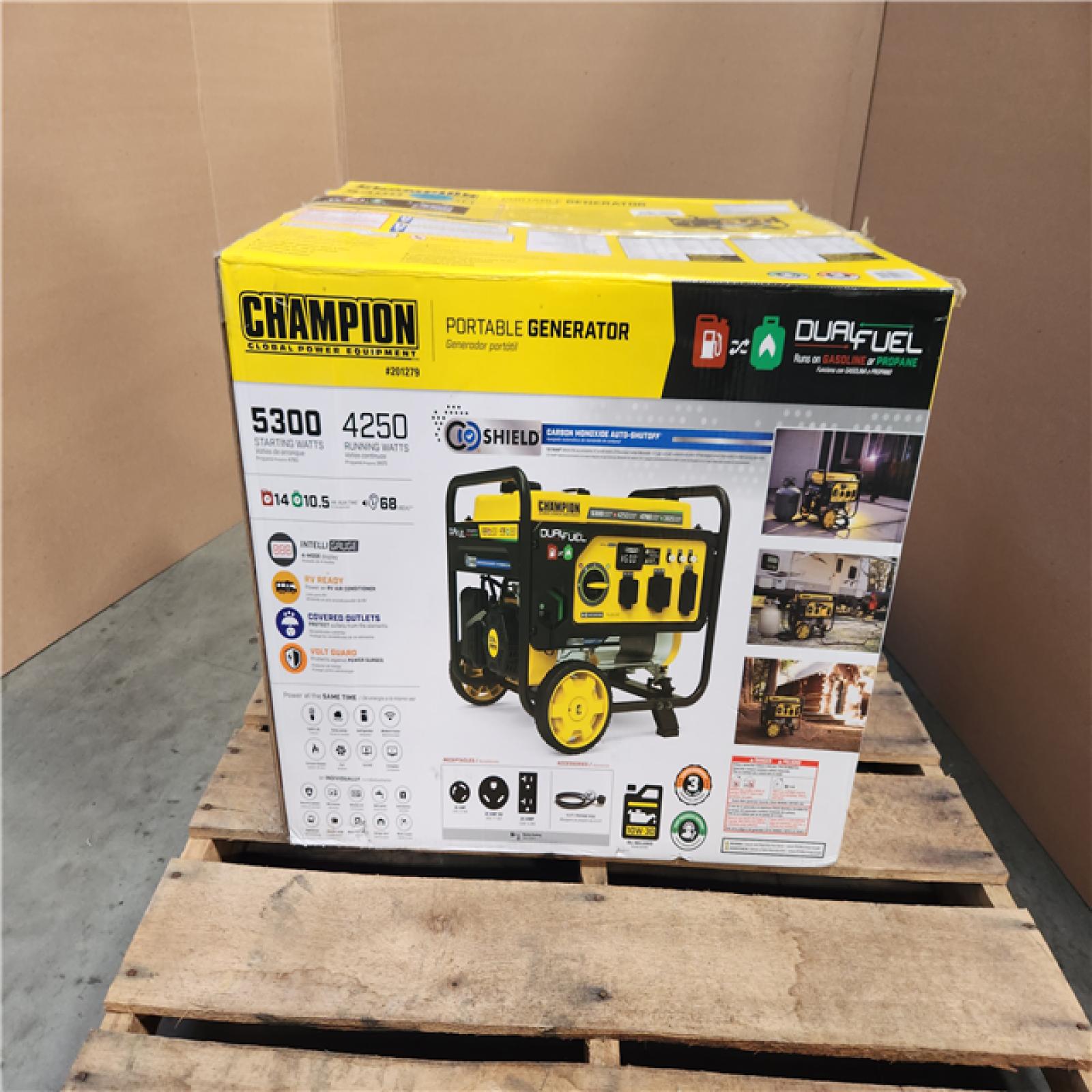 CALIFORNIA AS-IS CHAMPION GENERATOR