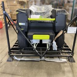 DALLAS LOCATION- RYOBI 80V HP Brushless 54 in. Battery Electric Cordless Zero Turn Riding Mower (3) 80V Batteries (4) 40V Batteries and Charger