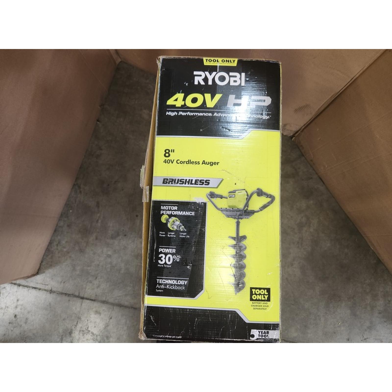 Phoenix NEW RYOBI 40V HP Brushless Cordless Earth Auger with 8 in. Bit (Tool Only)