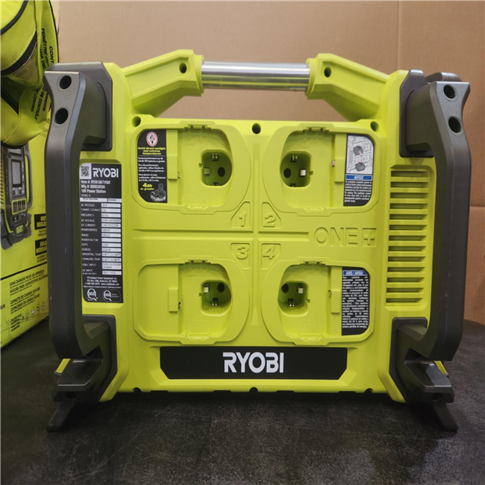 Phoenix NEW RYOBI 18V ONE+ 1800-Watt Portable Battery Inverter Power Station/8-Port Charger (Tool Only)