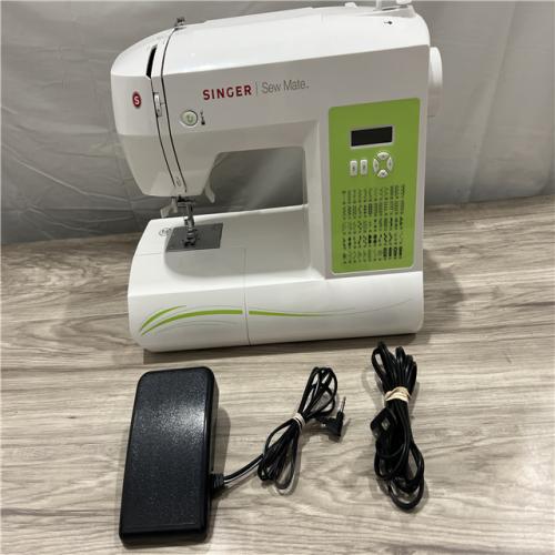 AS-IS SINGER Factory Serviced 5400 Fashion Mate 60-Stitch Electronic Sewing Machine