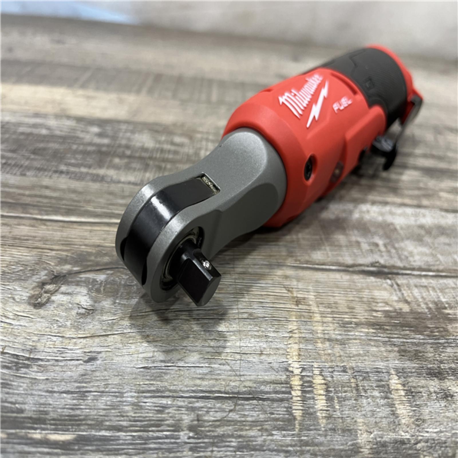 AS-IS Milwaukee FUEL 12-Volt Lithium-Ion Brushless Cordless High Speed 3/8 in. Ratchet (Tool-Only)