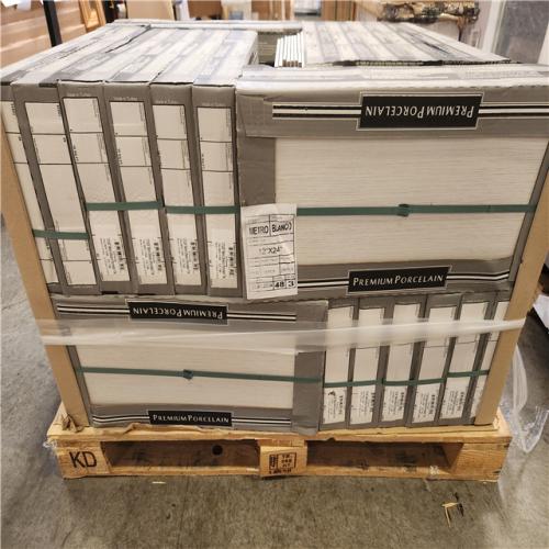 Phoenix NEW MSI Metro Blanco Matte Minimalist Stone Look Porcelain Rectangle Tile 12 in. x 24 in.  Floor and Wall (498 sq. ft./31 Case)