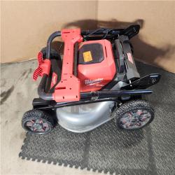 HOUSTON LOCATION - AS-IS M18 FUEL Brushless Cordless 21 in. Walk Behind Dual Battery Self-Propelled Mower W/(2) 12.0Ah Battery and Rapid Charger
