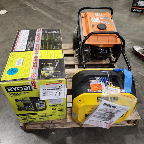 Dallas Location - As-Is Gasoline Portable Generator (Lot Of 3)