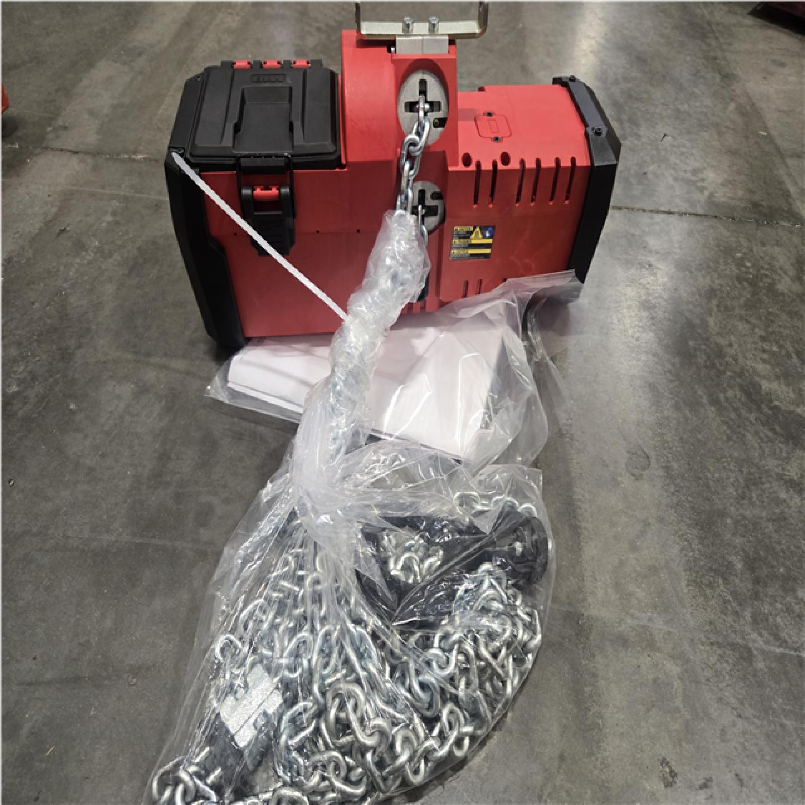 Dallas Location - As-Is M18 ONE-KEY 18-Volt Lithium-Ion Brushless Cordless Compact 1-Ton 20 ft. Chain Hoist Combo Kit