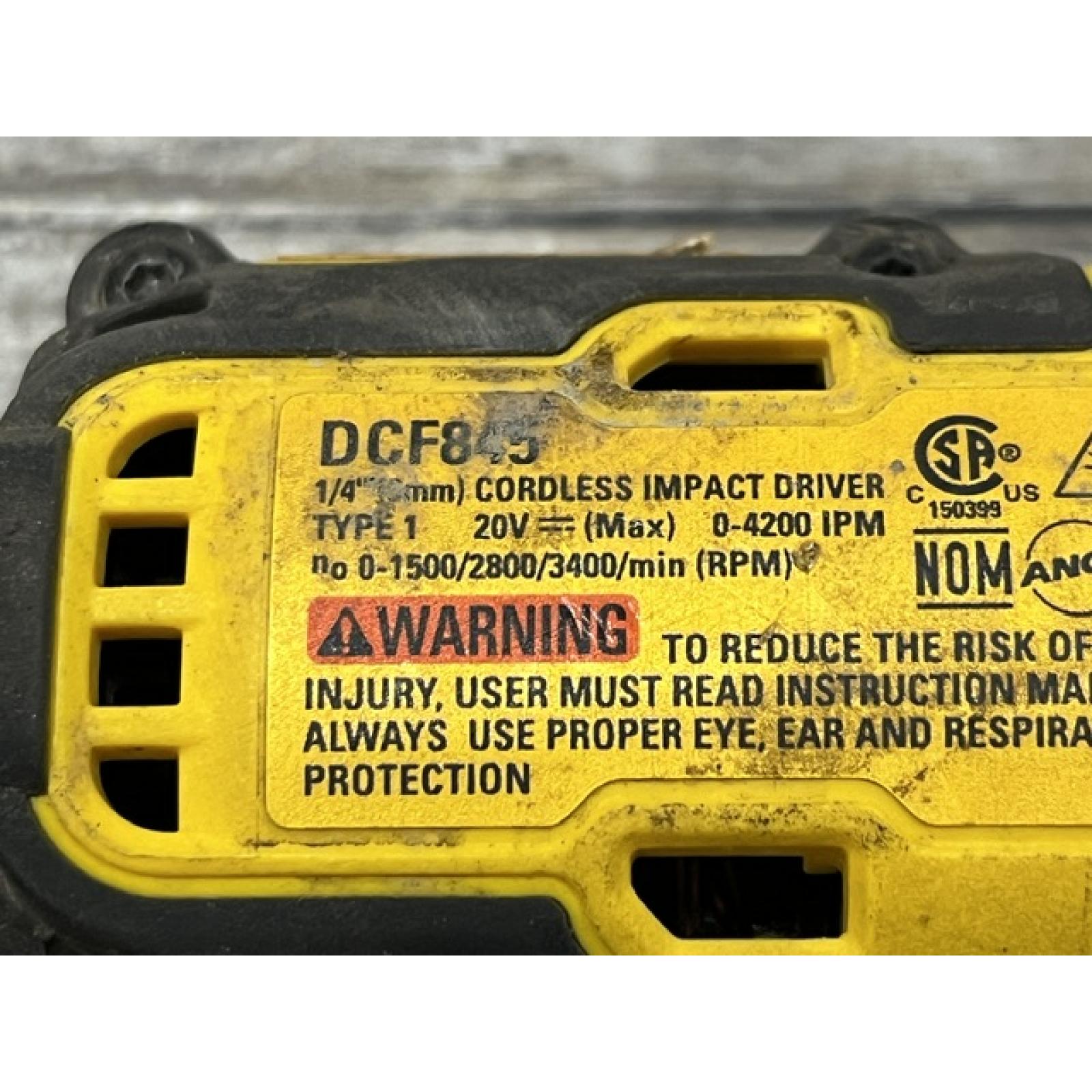 AS-IS DEWALT 20-Volt Maximum XR Cordless Brushless 1/4 in. 3-Speed Impact Driver (Tool-Only)