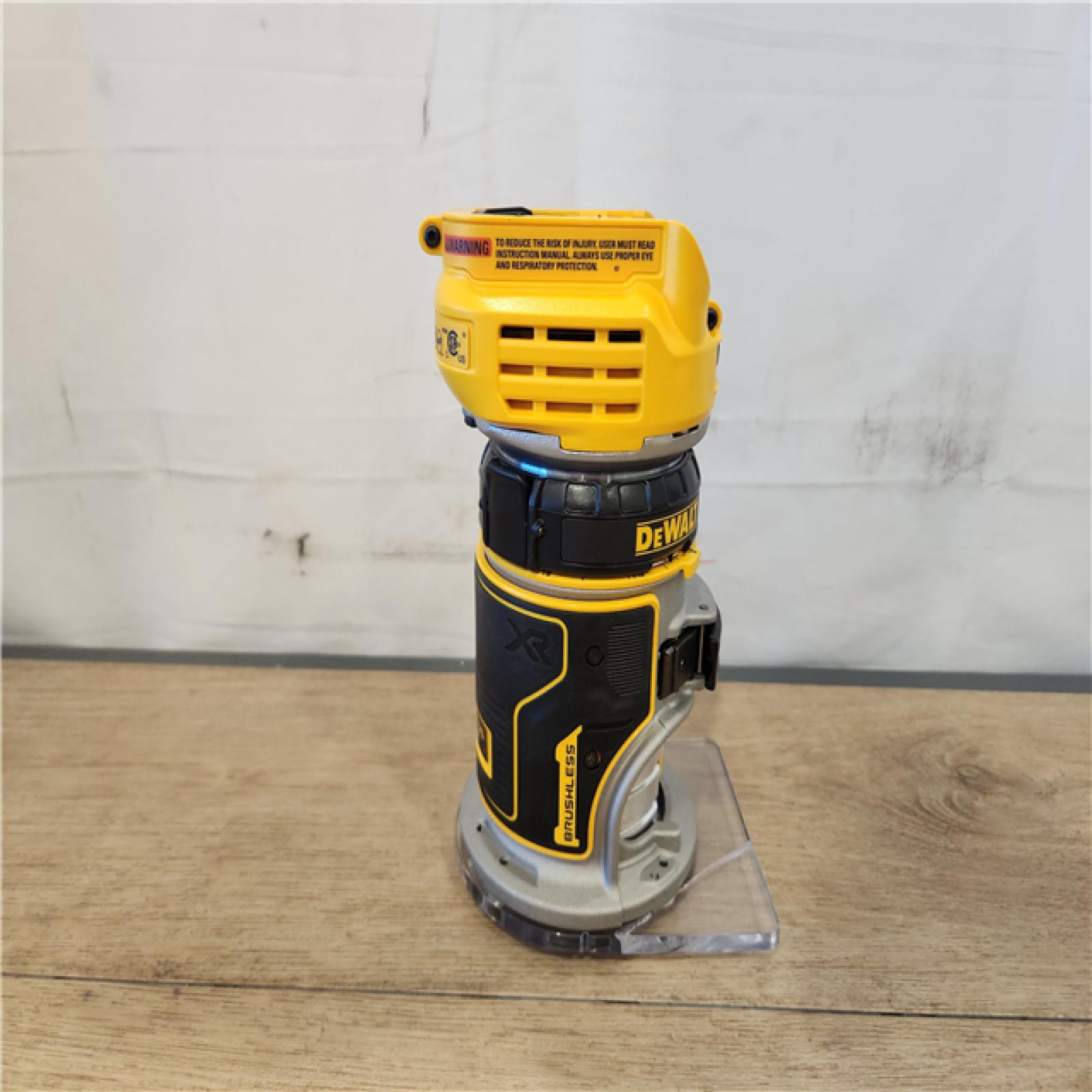AS-IS- DEWALT 20V MAX XR Cordless Brushless Fixed Base Compact Router (Tool Only)