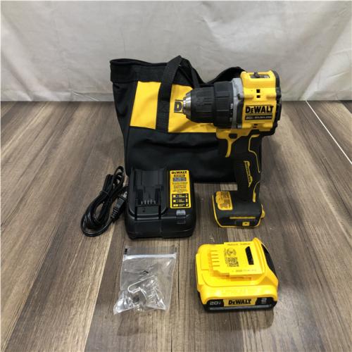 AS-IS DEWALT Atomic 20V Lithium-Ion Cordless Compact 1/2 in. Drill/Driver Kit