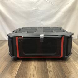 AS-IS Milwaukee Lithium-Ion Cordless PACKOUT Radio/Speaker with Built-In Charger