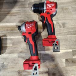 HOUSTON LOCATION - AS-IS M18 18V Lithium-Ion Brushless Cordless Compact Drill/Impact Combo Kit (2-Tool) W/(2) 2.0 Ah Batteries, Charger & Bag