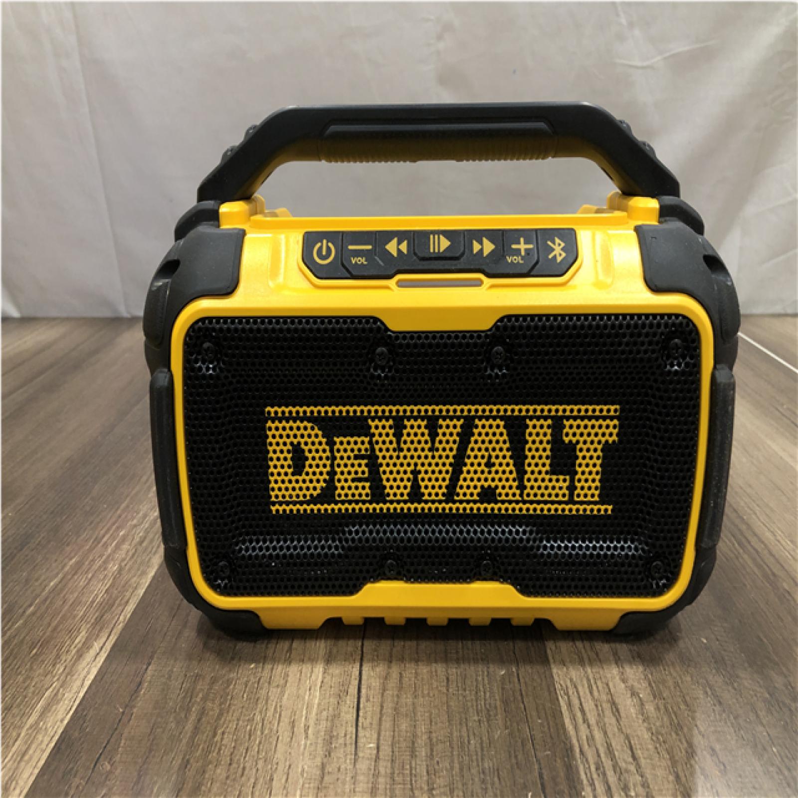 AS-IS DEWALT 20V MAX Cordless Bluetooth Speaker (Tool Only)