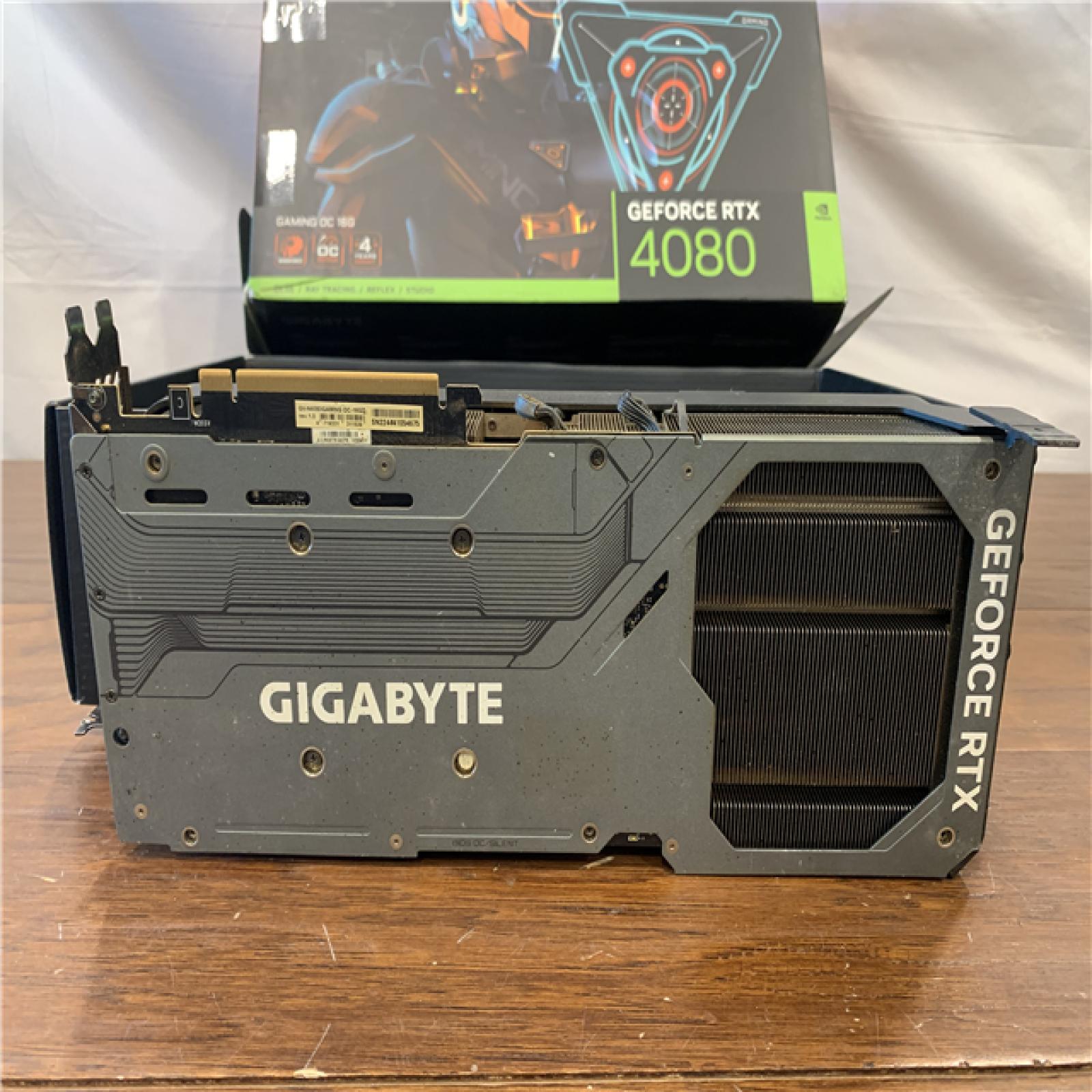 AS-IS GIGABYTE GEFORCE RTX 4080 GV-N4080GAMING OC-16GD Graphic Card GDDR6X