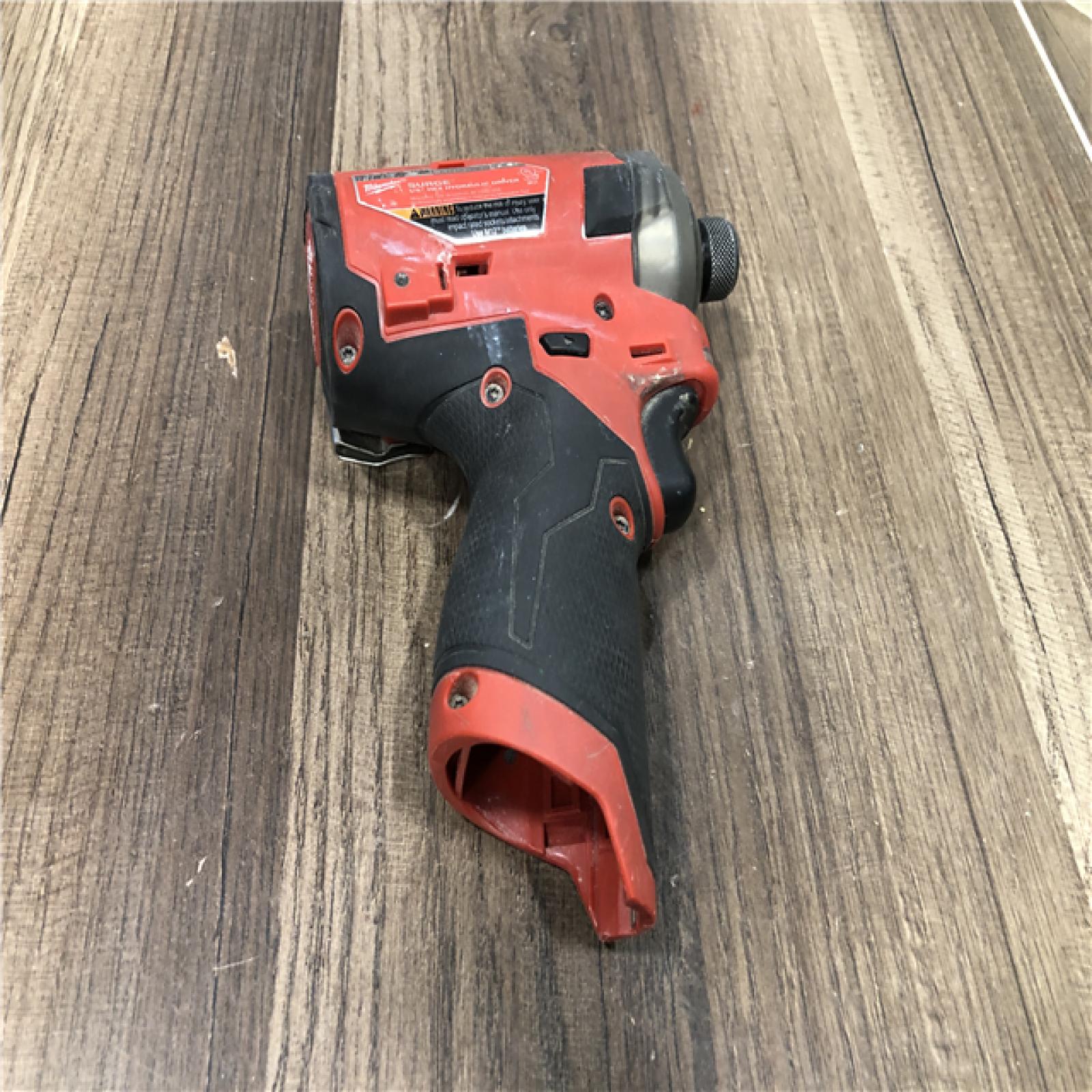 AS-IS Milwaukee FUEL SURGE 12V Lithium-Ion Brushless Cordless 1/4 in. Hex Impact Driver (Tool-Only)