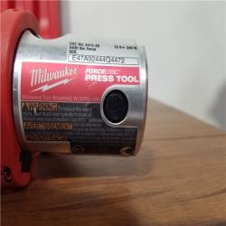 California AS-IS Milwaukee M12 Force Logic Press Tool Kit, Includes (2) Batteries, Charger & Hard Case