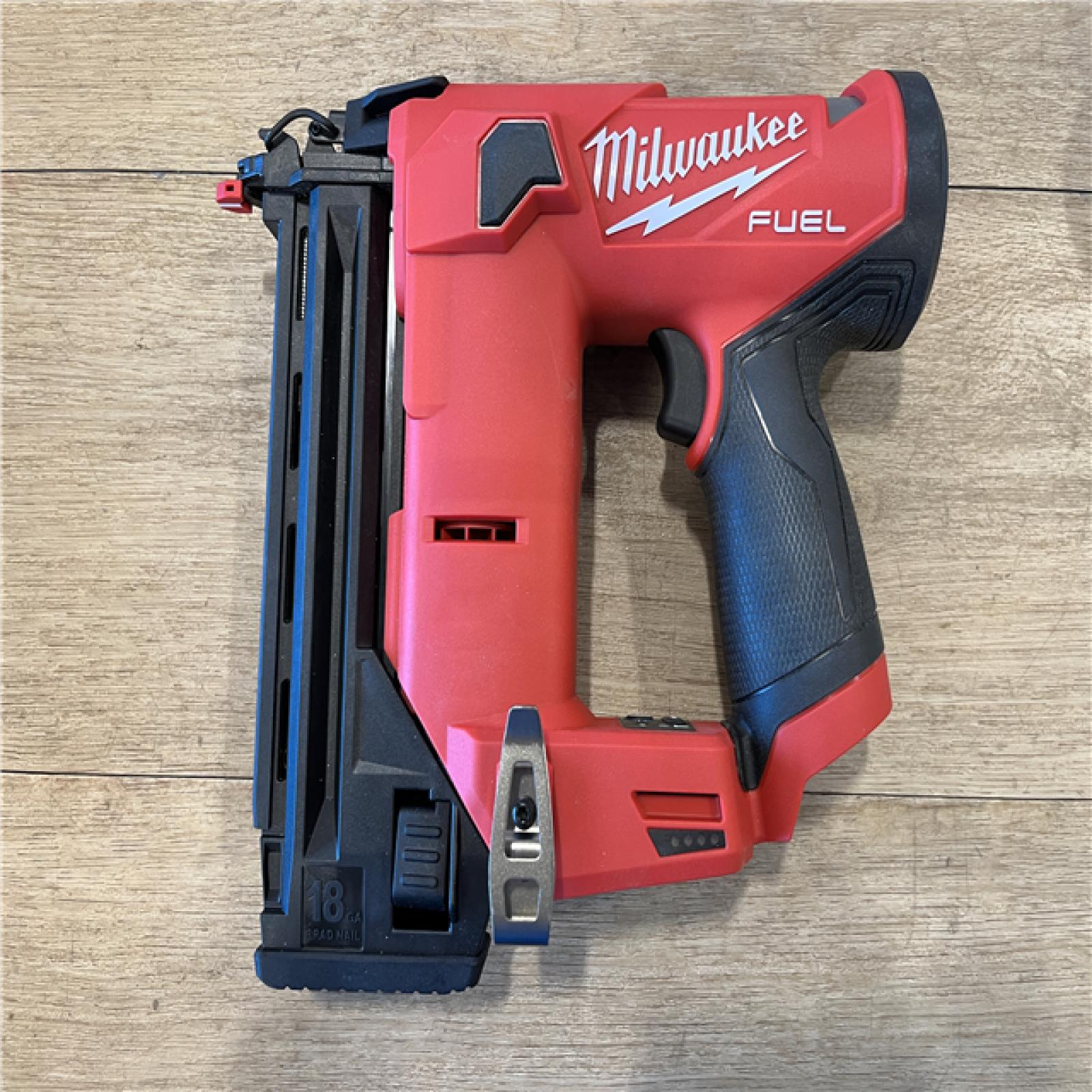 AS-IS Milwaukee FUEL 12-Volt Lithium-Ion Brushless Cordless 18-Gauge 1-1/2 in. Compact Brad Nailer (Tool Only)
