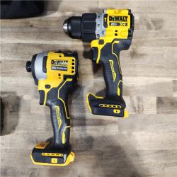 HOUSTON LOCATION - AS-IS DEWALT 2 Tool Cordless Combo Kit with (2) 4.0Ah Batteries, Charger, and Bag