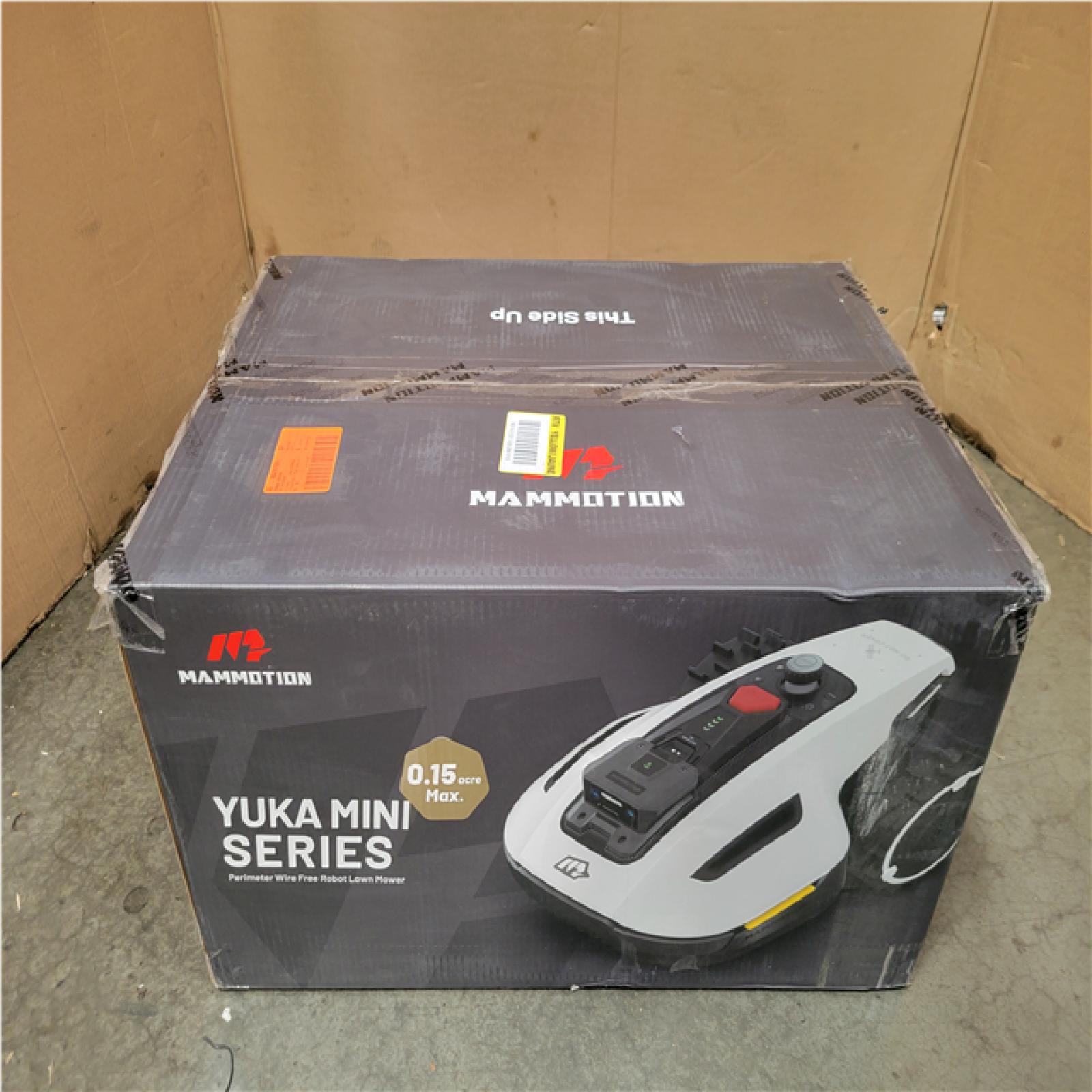 CALIFORNIA APPEARS NEW YUKA MINI SERIES ROBOT LAWN MOWER