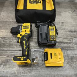 AS-IS DEWALT Atomic 20V Lithium-Ion Cordless Compact 1/2 in. Drill/Driver Kit