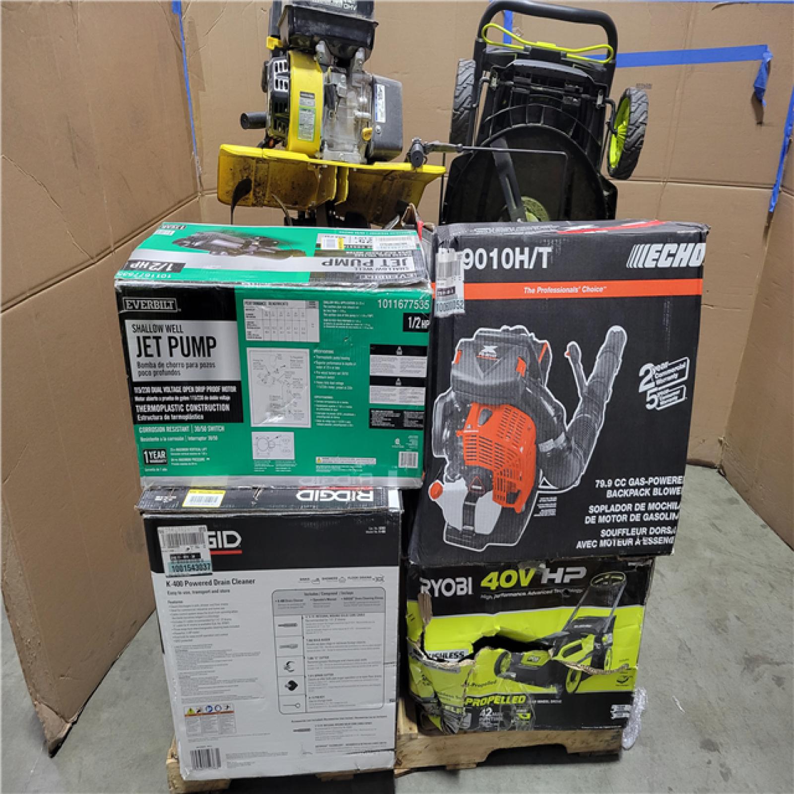 CALIFORNIA AS-IS OUTDOOR POWER EQUIPMENT