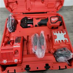 California AS-IS Milwaukee M18 Short Throw Press Tool Kit  Includes (2) Batteries  Charger & Hard Case