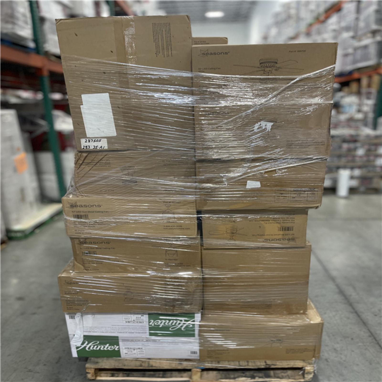 DALLAS LOCATION- MIXED CEILING FAN PALLET (54 UNITS)