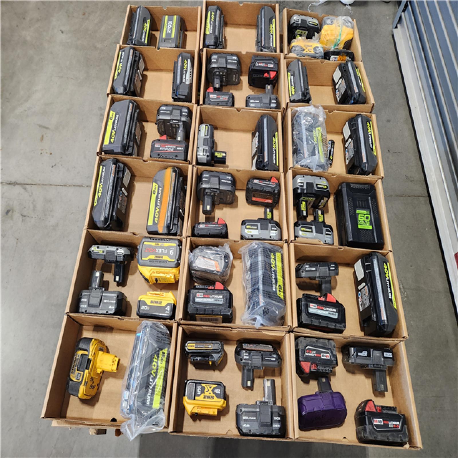 DALLAS LOCATION - AS-IS BATTERY PALLET