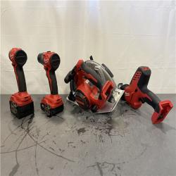 AS-IS - Milwaukee M18 18-Volt Lithium-Ion Brushless Cordless Combo Kit (4-Tool)