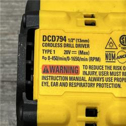 AS-IS DEWALT ATOMIC 20-Volt MAX Lithium-Ion Cordless Combo Kit