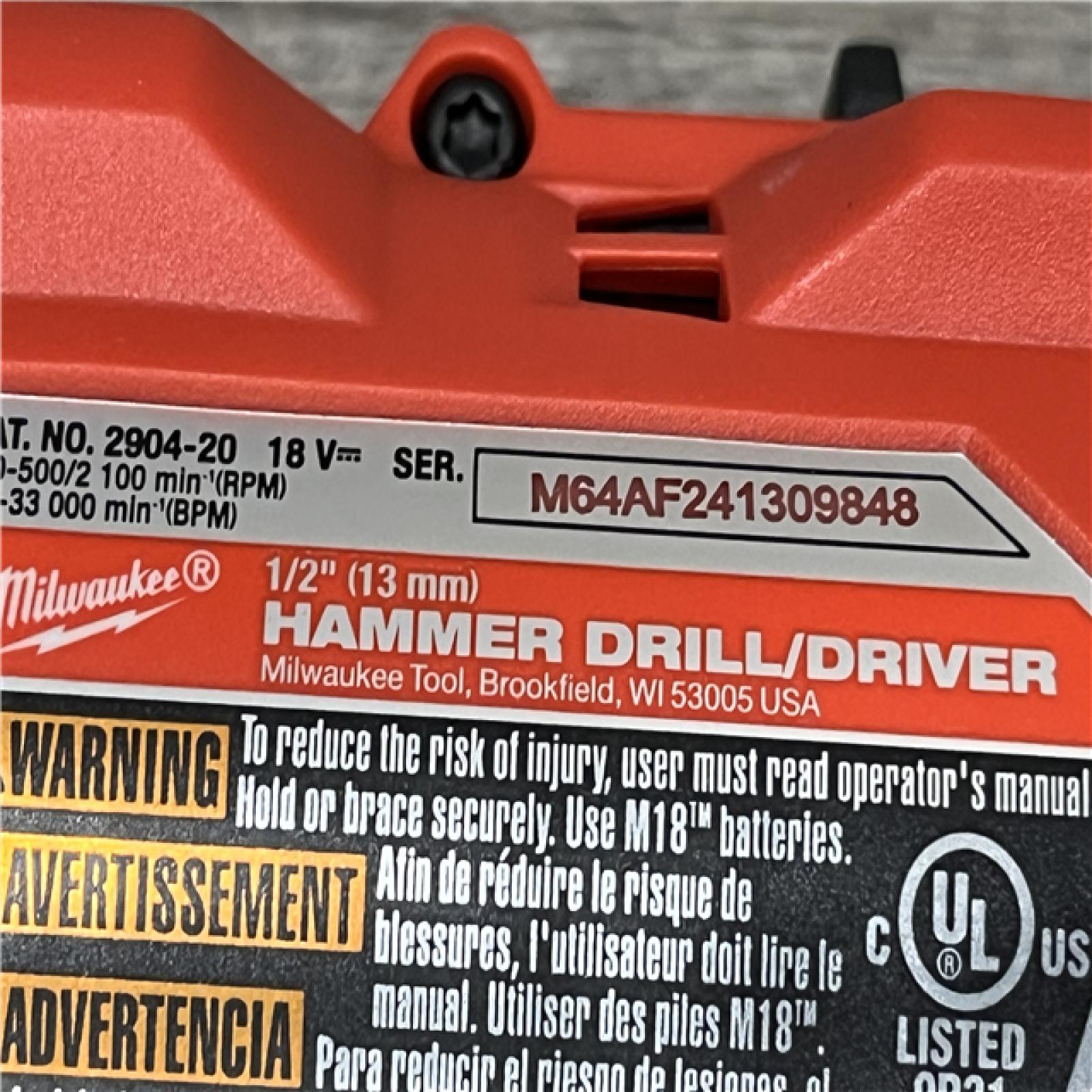 AS-IS Milwaukee FUEL 18V Lithium-Ion Brushless Cordless Hammer Drill and Impact Driver Combo Kit