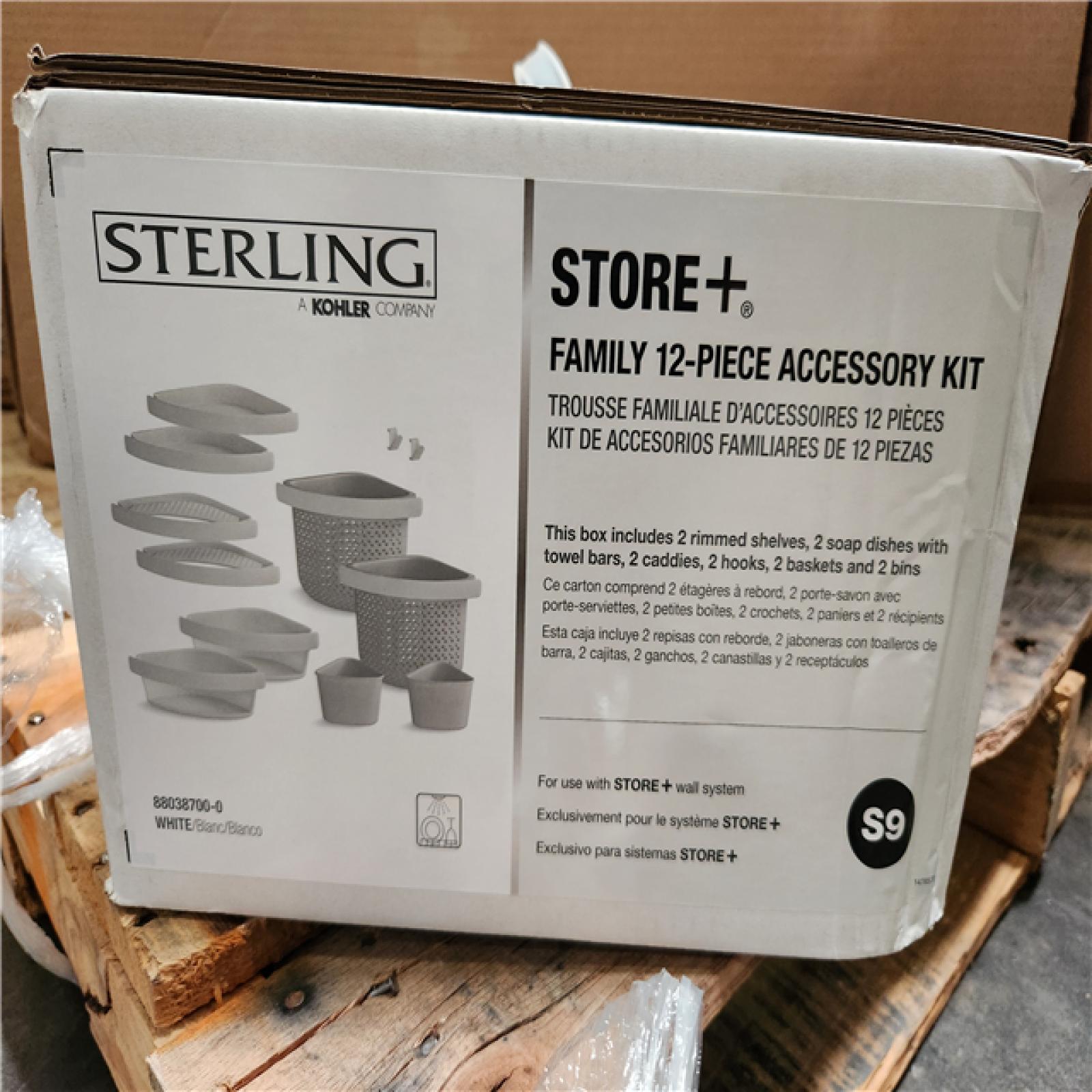 Phoenix Location AS-IS Sterling's Bathroom/Shower Walls, Base and Accessory Pallet