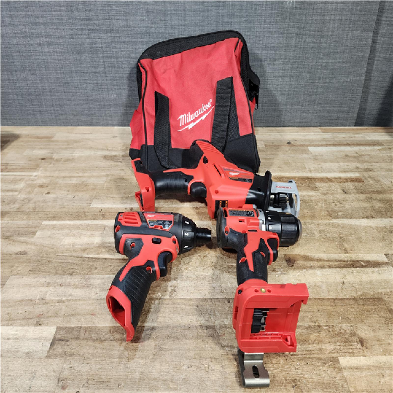 Houston Location AS-IS Milwaukee Hackzall and Drill Driver and Screwdriver Drill