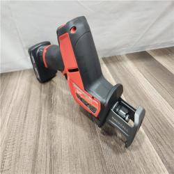 AS-IS- Milwaukee M12 FUEL 12-Volt Lithium-Ion Brushless Cordless HACKZALL Reciprocating Saw Kit W/ Free M12 4.0Ah Compact Battery