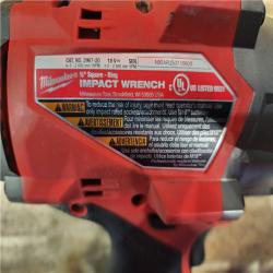 HOUSTON LOCATION - AS-IS Milwaukee  FUEL 18V Lithium-Ion Brushless Cordless 1/2 in. Impact Wrench with Friction Ring (Tool-Only)
