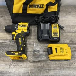 AS-IS DEWALT Atomic 20V Lithium-Ion Cordless Compact 1/2 in. Drill/Driver Kit